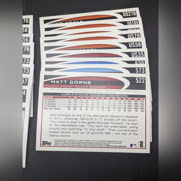 2012 Topps Gold Sparkle Baseball Card Collection Lot of 26 Parallel Insert Cards - Picture 8 of 10